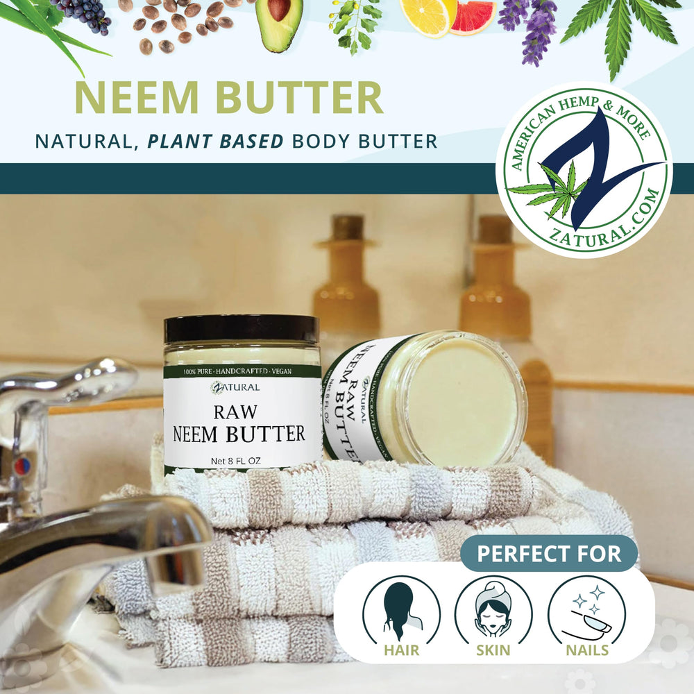Zatural Neem Leaf highlights plant-based ingredients used in the blend.