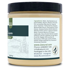 Zatural organic certifications GMP label indicating safe production.