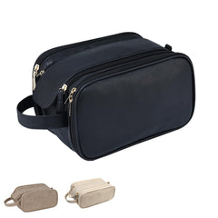 ZCLBJIAHUI travel toiletry bag front view with roomy compartments for essentials.