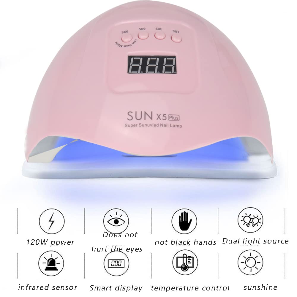 ZDAYOZ curing nail lamp soft light minimizes skin browning