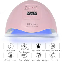 ZDAYOZ curing nail lamp soft light minimizes skin browning