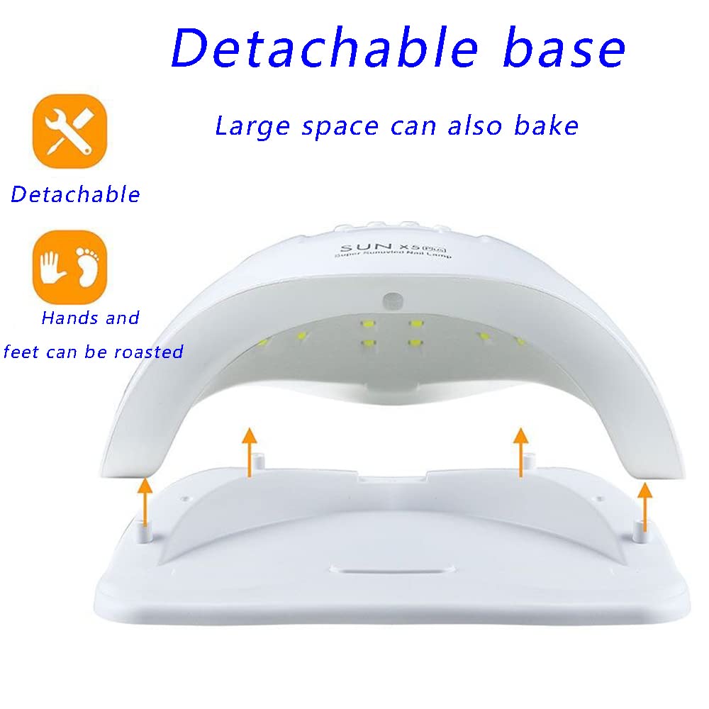 ZDAYOZ curing nail lamp 36 LED lights for even gel curing