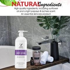 Zealios lotion texture closeup reveals silky, non-greasy feel on skin.