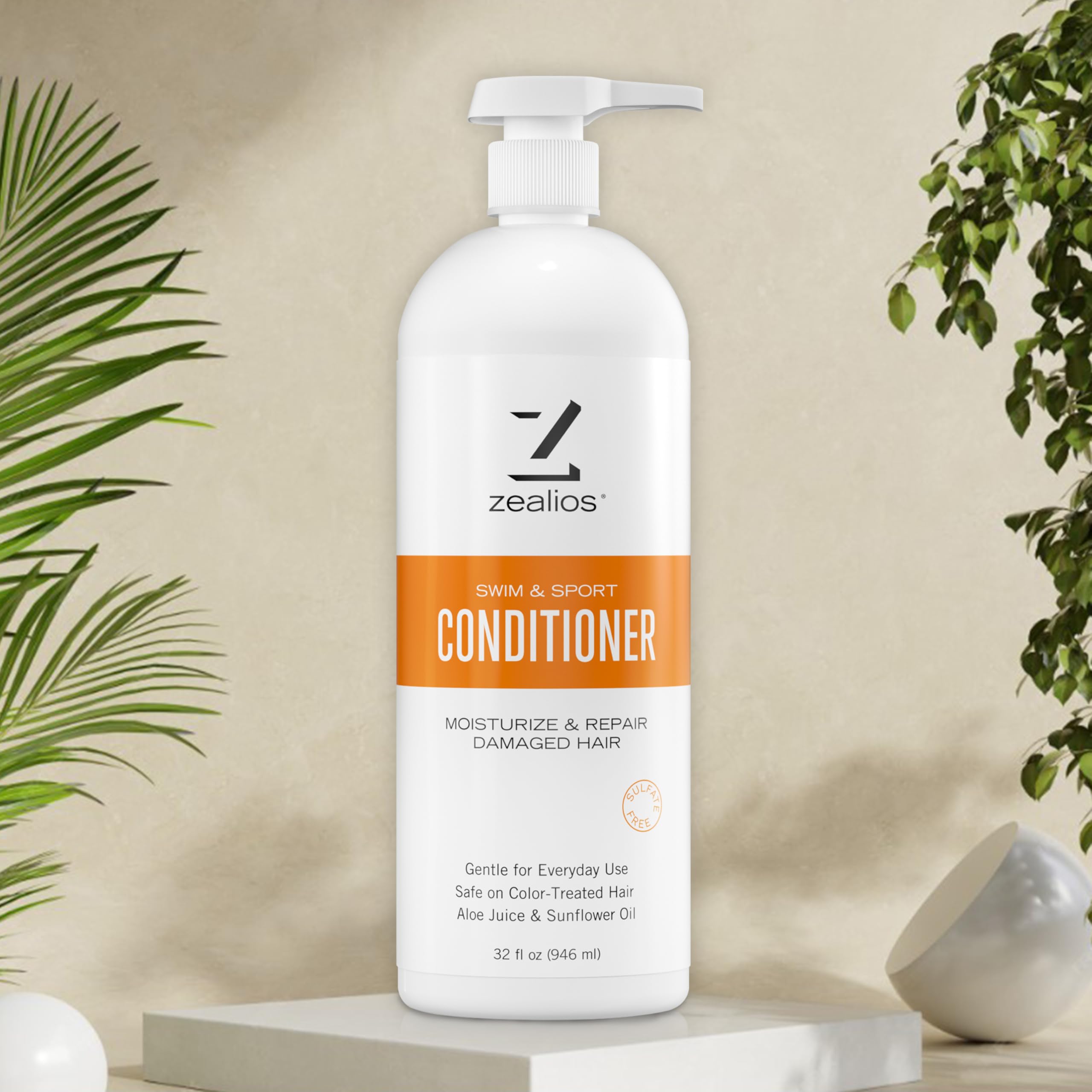 32 oz pump bottle packaging promotes mess-free, efficient application.