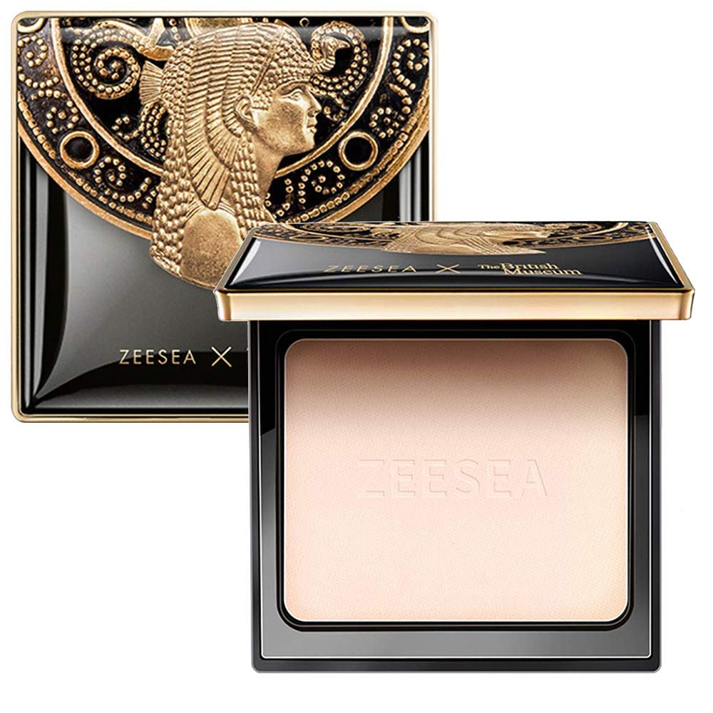 zeesea pressed powder from the British Museum Egypt series for a flawless, long-lasting finish