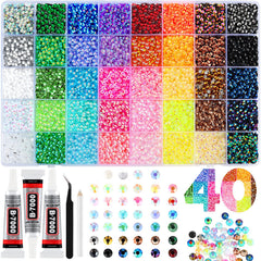 Zefy 4mm resin rhinestones close-up for bright craft accents
