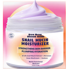 Zen Dew Moon Milk 3.52 oz bottle front view for hydrated, glow-ready skin.