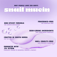 Zen Dew Moon Milk with ectoin and snow mushroom supports calmer, balanced skin.