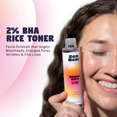 Zen Dew Violet Aura bottle with azulene calming accent