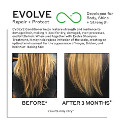 Zenagen Evolve conditioner pour view suggests easy application and smooth distribution