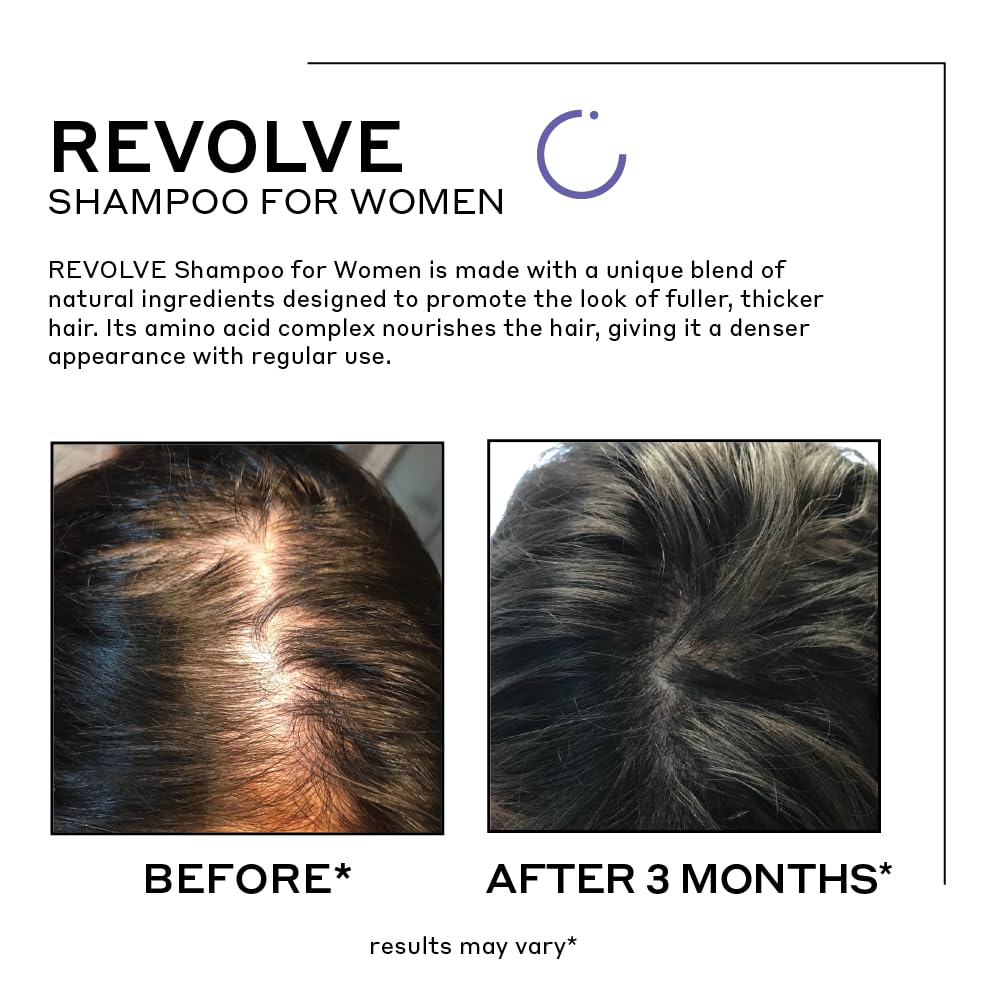 Zenagen Revolve label close-up highlighting plant-based ingredients for fuller-looking hair