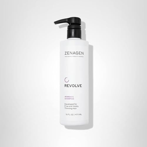 Zenagen Revolve packaging conveys premium plant-based hair care.