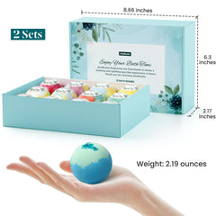 ZenBombs jasmine bath bomb releasing uplifting aroma