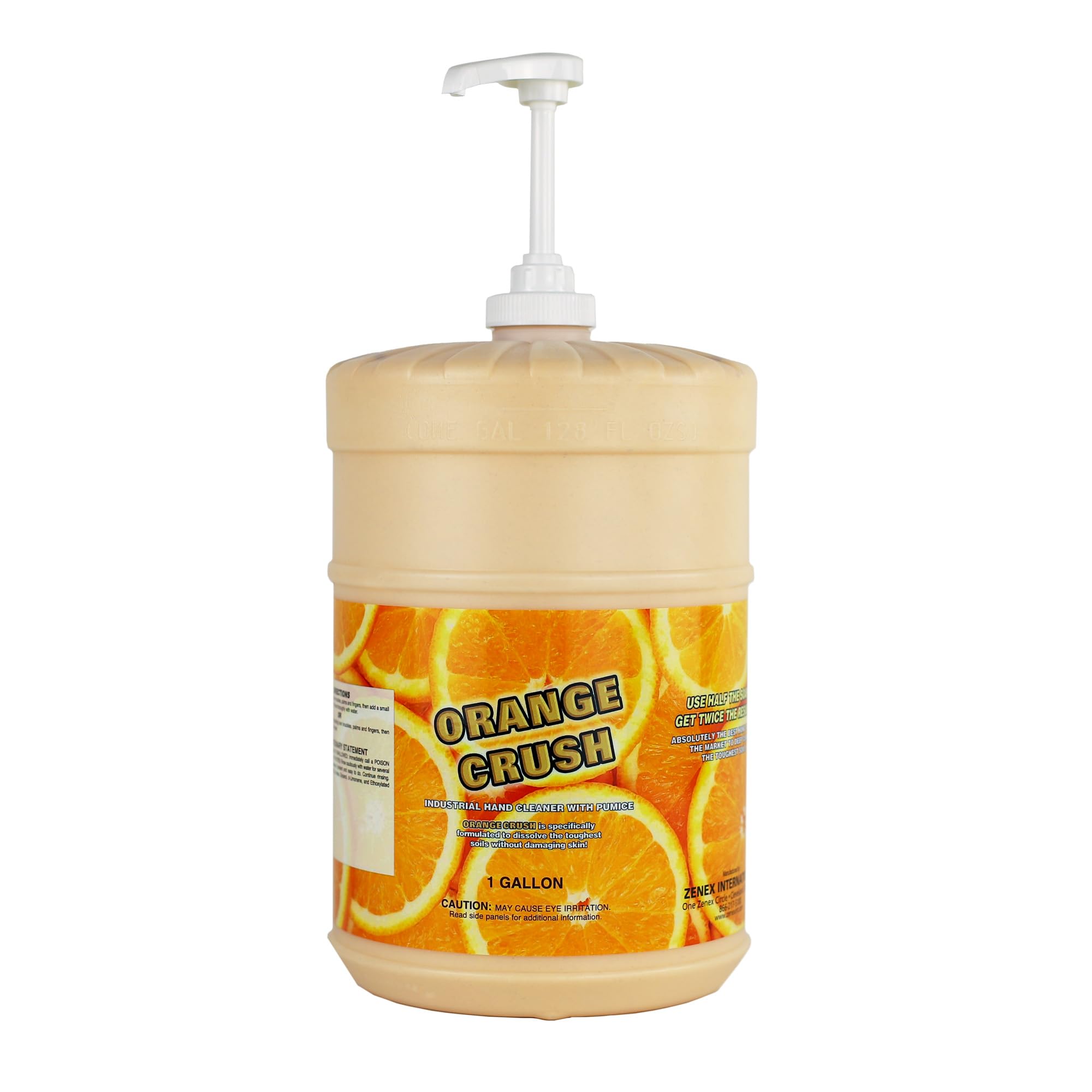 Hands after washing with Zenex Orange Crush show clean, refreshed skin