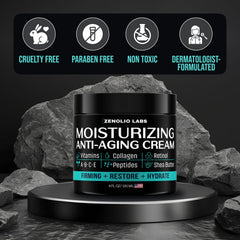 Zenolio Labs after-shaving scene shows soothing absorption and quick relief