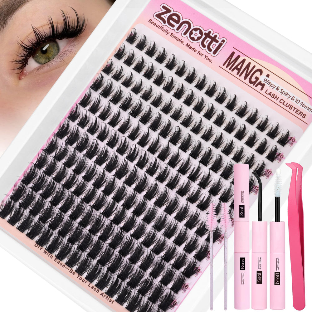 Zenotti Manga Lash Clusters Kit cosplay-ready lashes to complete magical girl outfits.