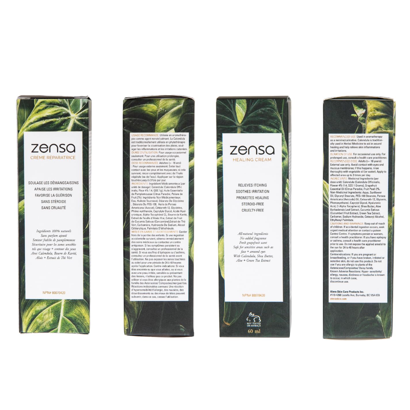 Zensa Healing Cream vegan cruelty-free label supports ethical skincare choices.