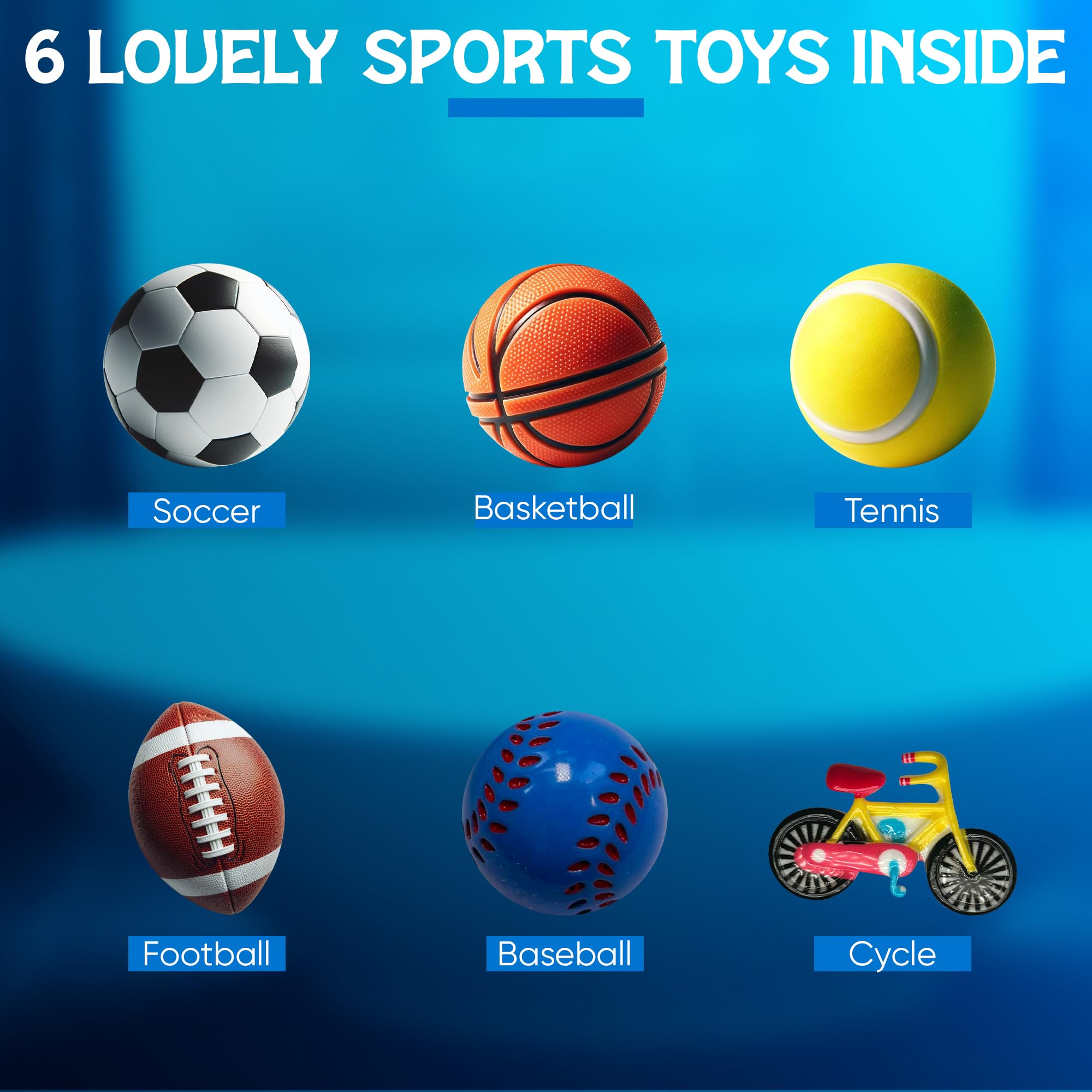ZenseMe educational flash cards accompany each bomb for sports-themed learning
