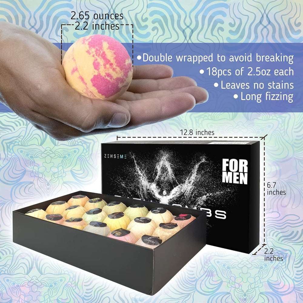 ZenseMe lemon-grass-orange bath bomb, zesty scent for a lively bath.