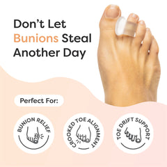 ZenToes Firm Gel Toe Separator for overlapping toes during daily walks.