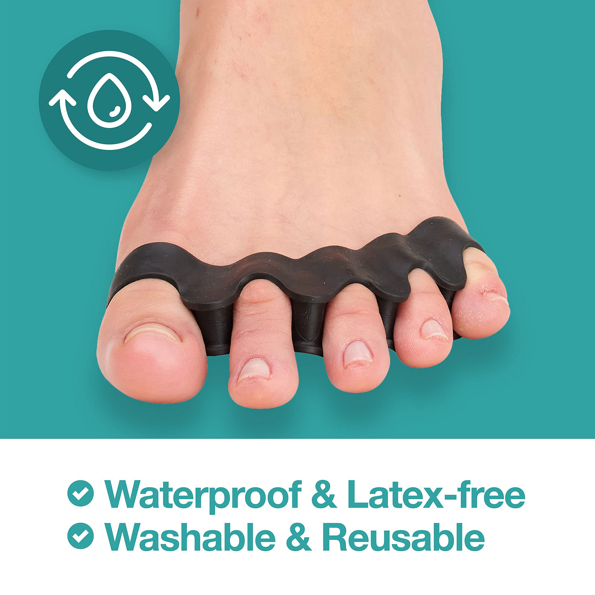 Zentoes gel spacer with trim-able end for a personalized, comfortable fit.