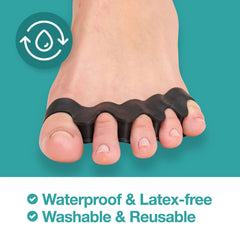 Zentoes gel spacer with trim-able end for a personalized, comfortable fit.