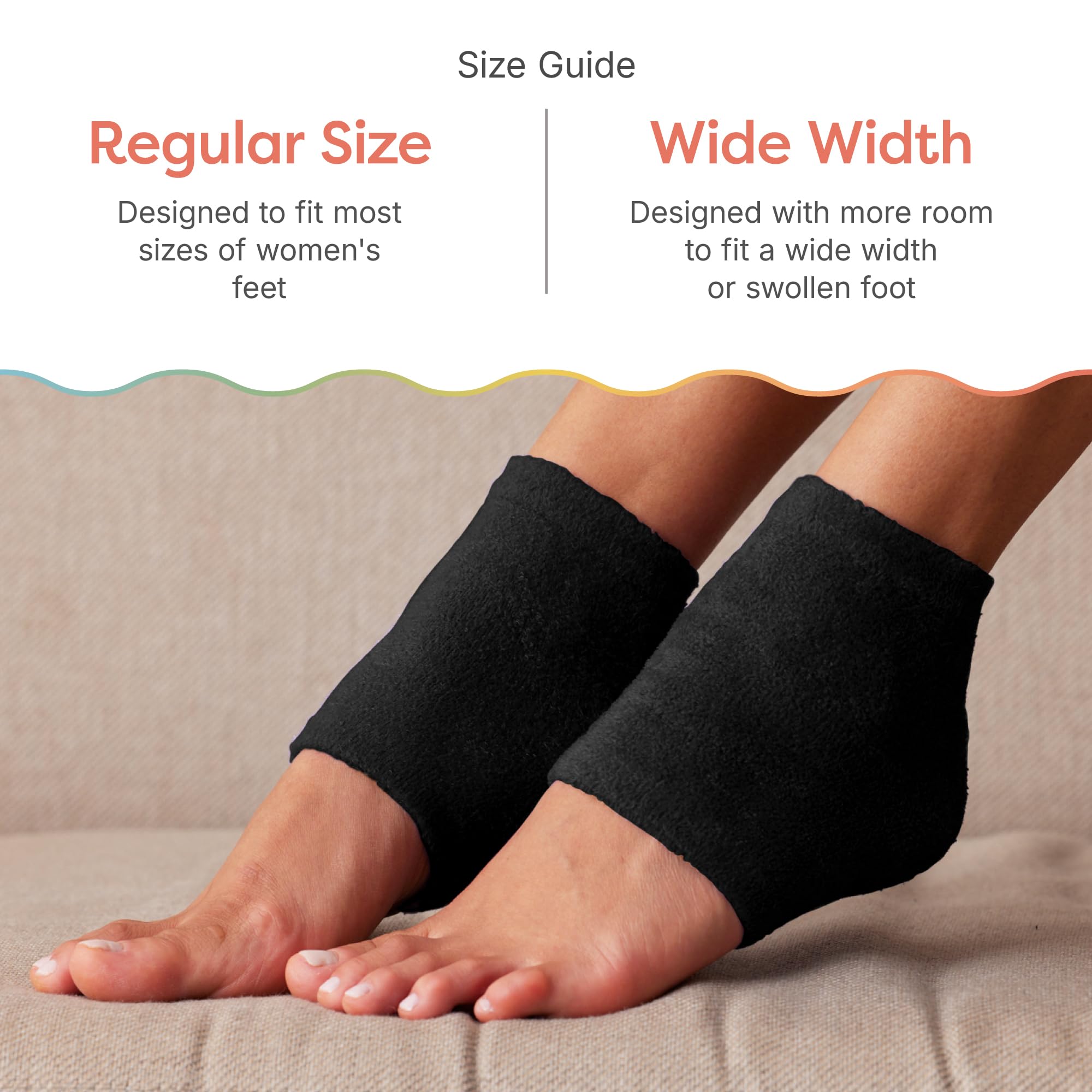 ZenToes Wide-width option shows comfortable fit