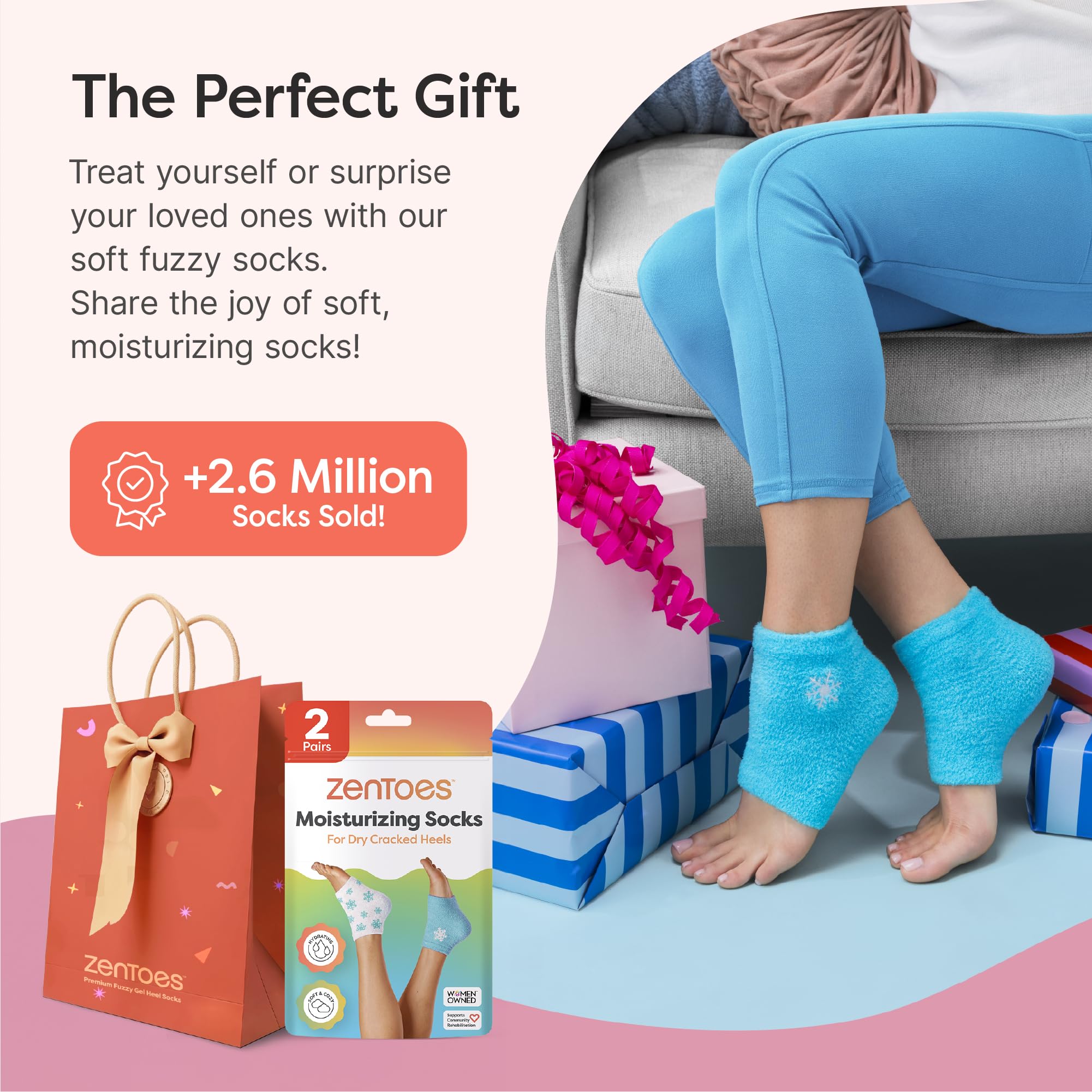ZenToes sleep-ready foot care product for pampering routines.