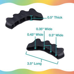 Zentoes two-pair set demonstrates natural toe alignment support in use.