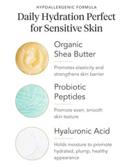 Zents Age-Defying Lotion with hyaluronic acid delivers plump, moisturized skin.
