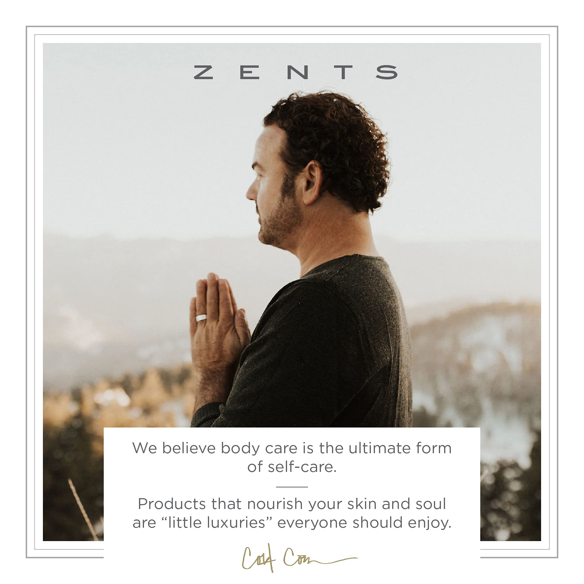 Zents Concreta texture closeup – creamy melt gliding smoothly over skin.