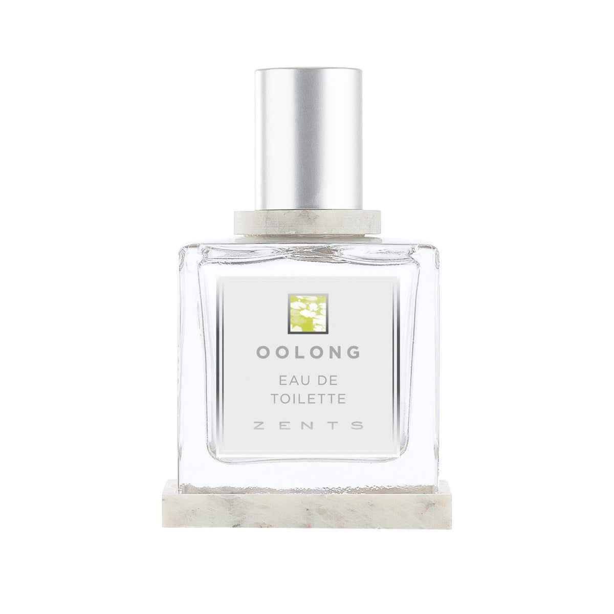 Zents Eau de Parfum Oolong bottle shown for long-lasting unisex wear.