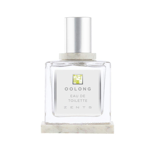 Zents Eau de Parfum Oolong bottle shown for long-lasting unisex wear.