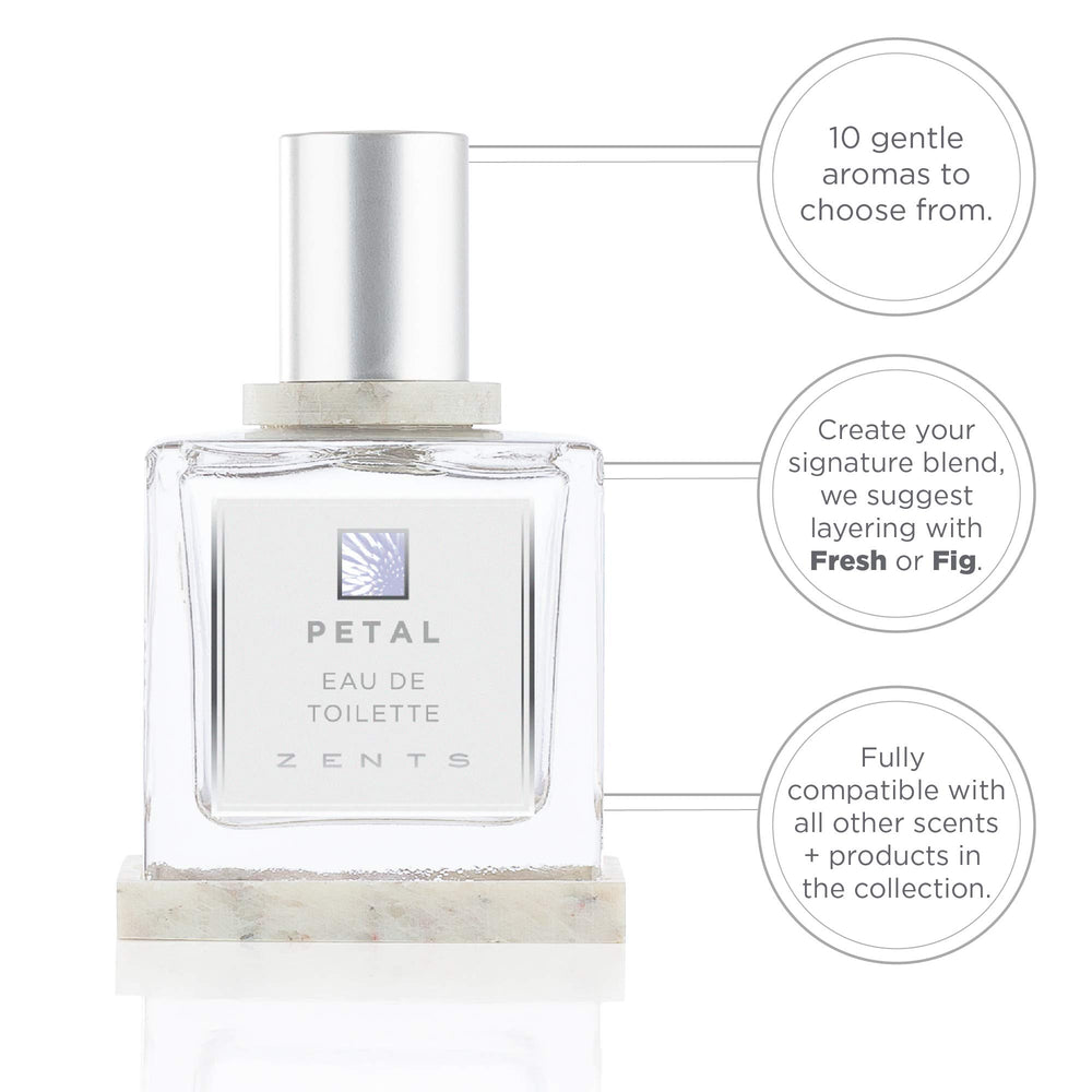 Zents Petal packaging communicates vegan and cruelty-free values with premium presentation