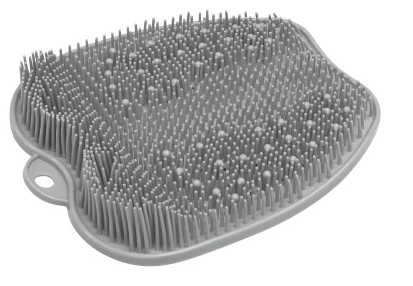 ZENVY foot silicone scrubber mat with dual textures for exfoliation and soothing massage