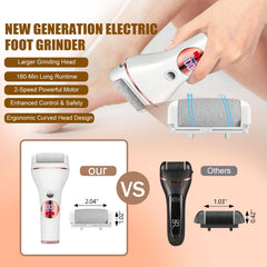 Zephiconn quartz roller heads wide for broader skin coverage.