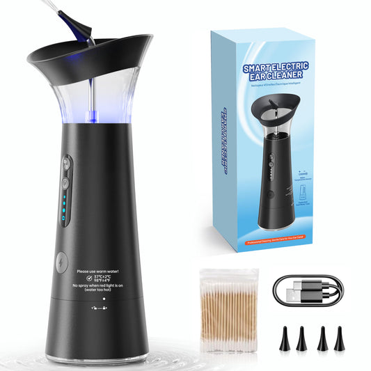 Zephronic ear wax removal kit with ergonomic 126° nozzle for comfortable irrigation