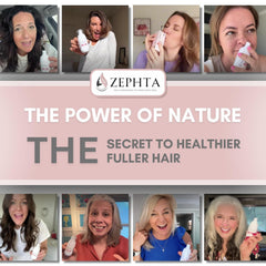 Bright premium Zephta H Regrow packaging emphasizes product quality