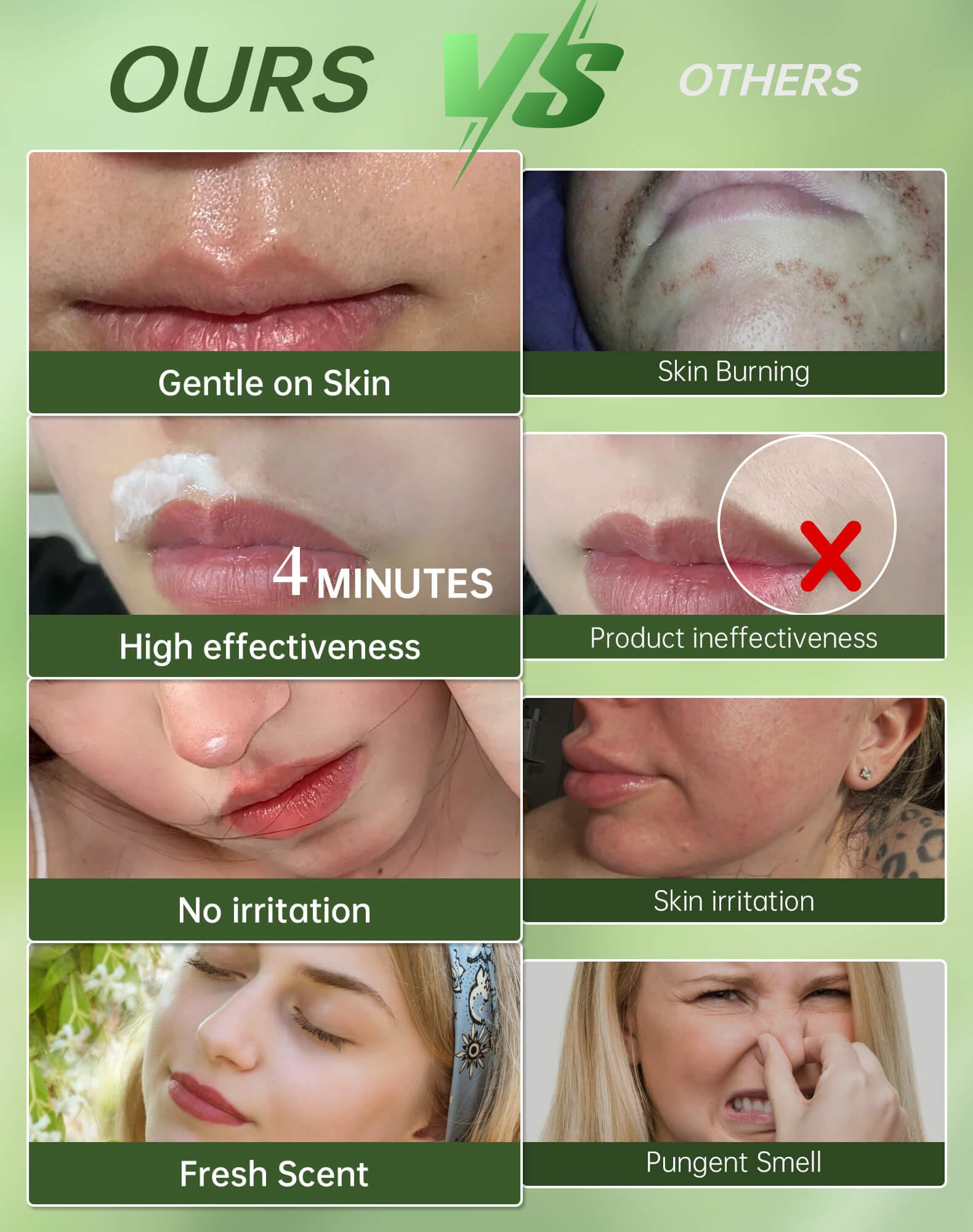 Inside view of Zeponyx 2-in-1 facial hair removal kit
