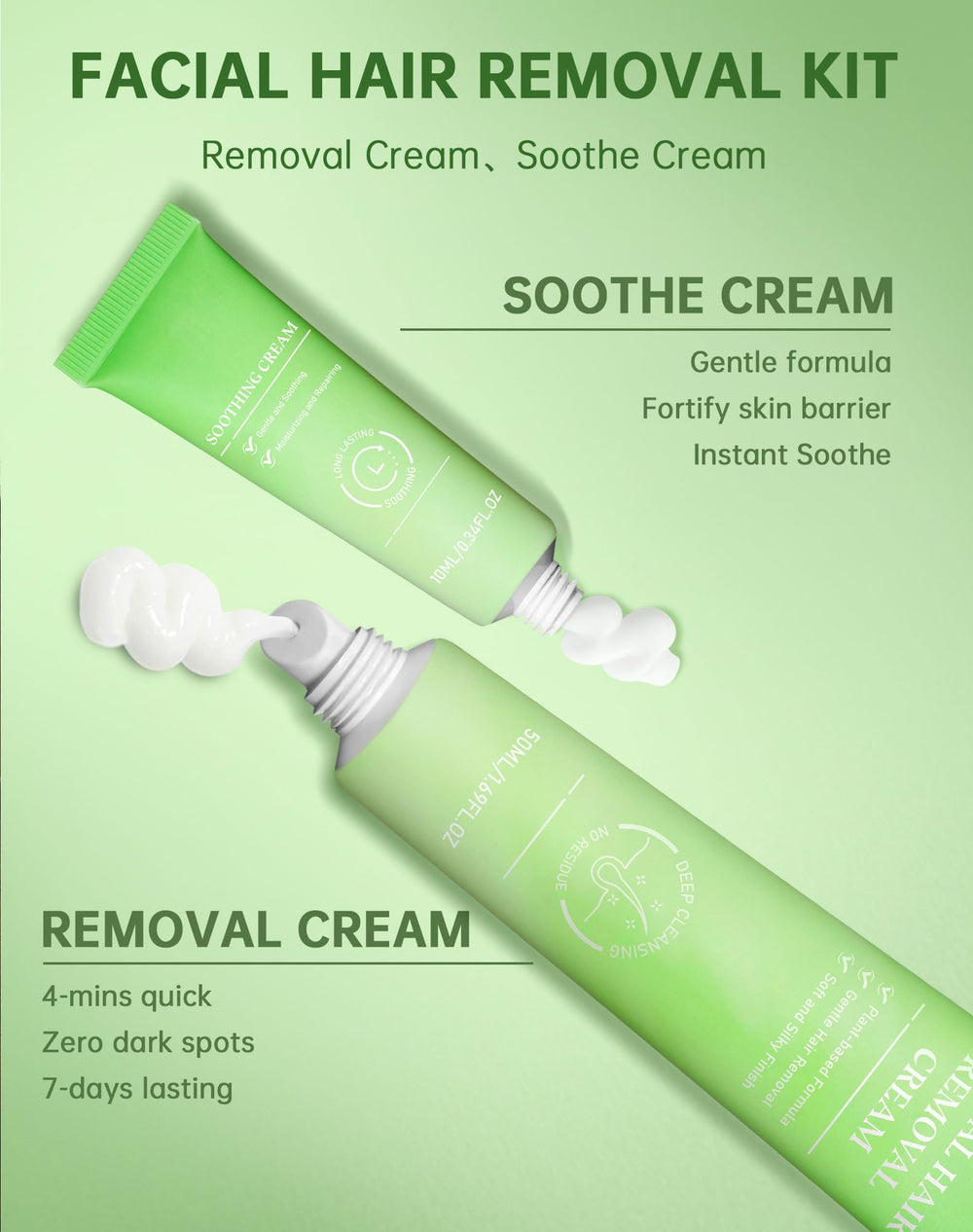 Woman applying Zeponyx upper lip cream for quick routine