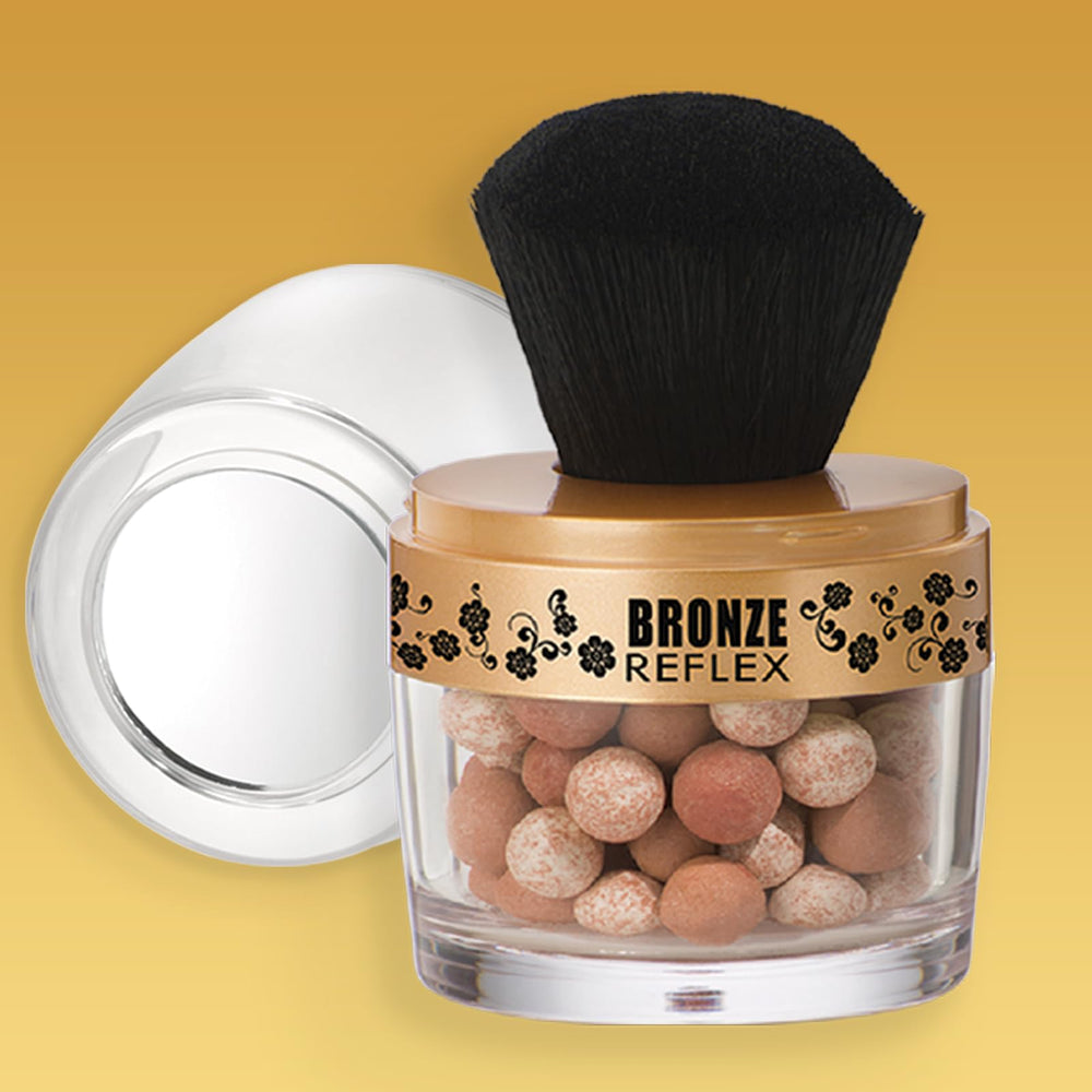 Cheek swatch demonstrates buildable radiance for daily use.