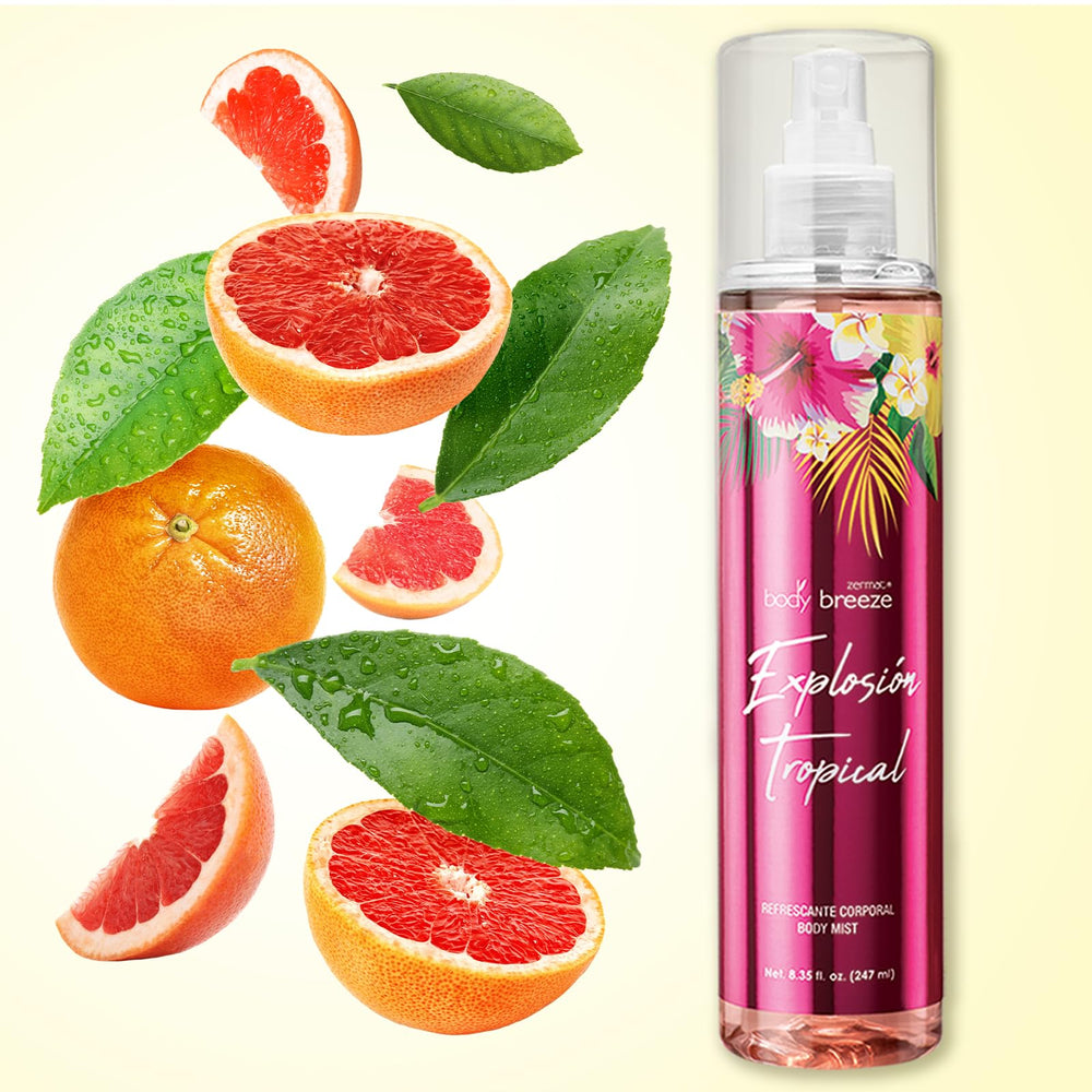 Zermat Explosion Tropical body mist spray for daily wear.