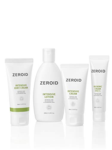 ZEROID Richenic Cream product display reinforces premium Korean dermocosmetics quality.