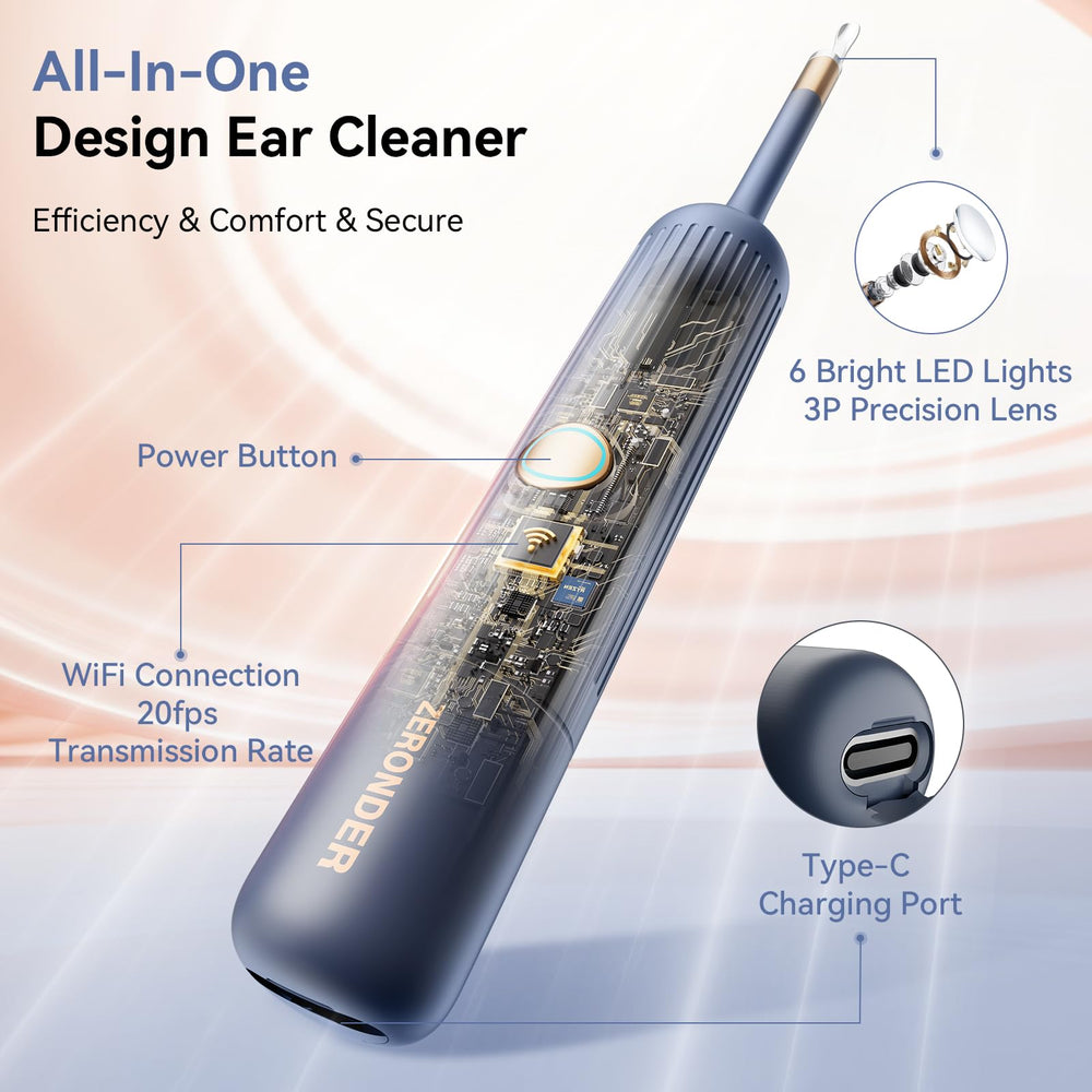 ZERONDER 3-in-1 kit includes otoscope, nasoscope, and tongue depressor