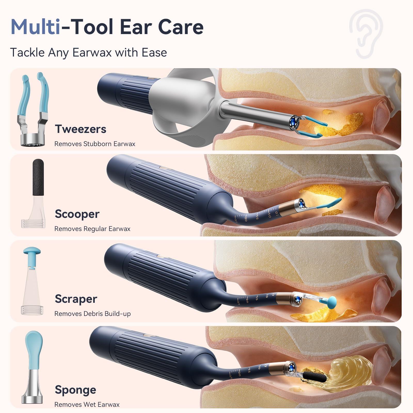 ZERONDER wifi-connected ear cleaner streams real-time visuals to your phone