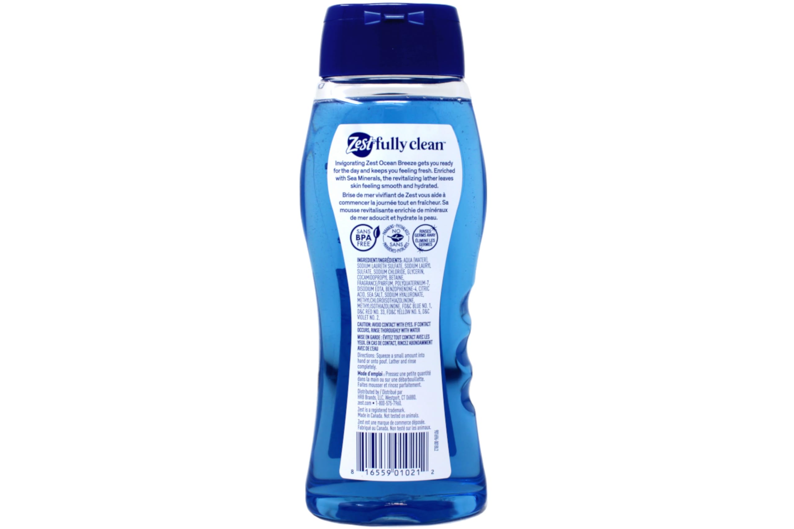 Close-up of rich lather from Zest Body Wash