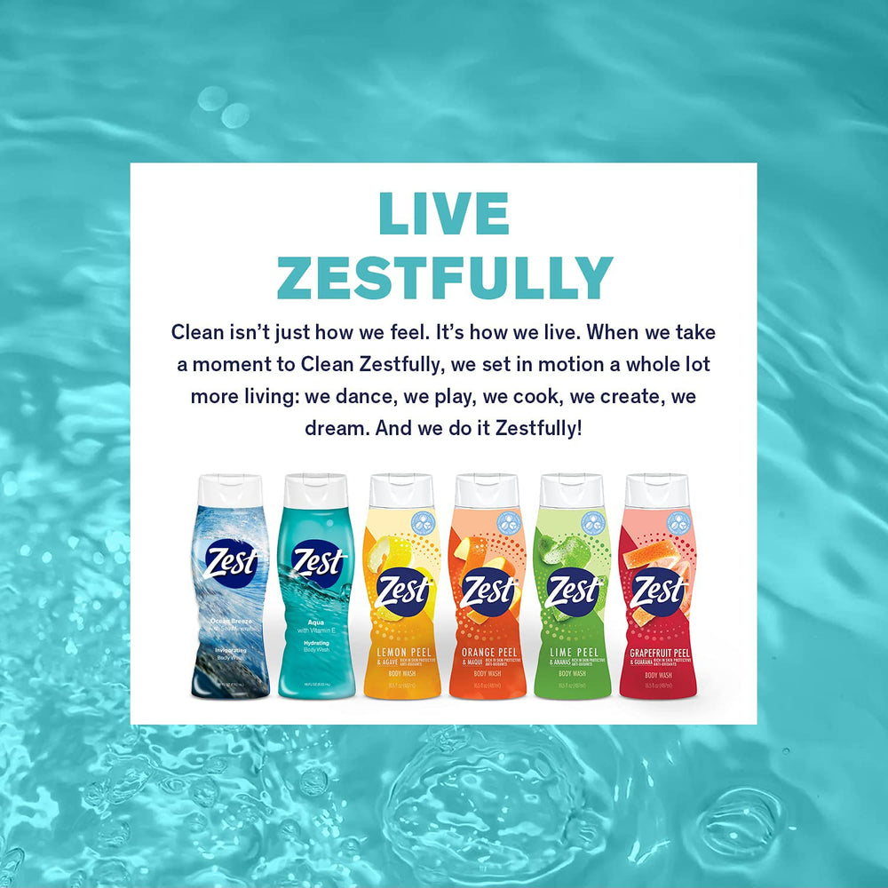 Zest Cocoa Butter and Shea packaging highlights clean ingredients and nourishing properties.