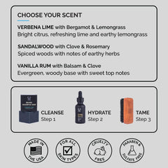 ZEUS Beard Wash Bar Made in USA with plastic-free packaging for eco-conscious grooming