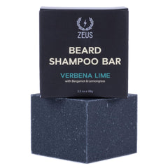 ZEUS Beard Wash Bar Verbena Lime aroma for a refreshing grooming ritual