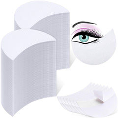 Zhanmai eyeshadow pad shield white half-moon under-eye patch for clean makeup edges